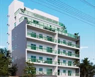 LANÇAMENTO-Ed. Idílio Bozi 2 quartos, à 4 quadras da praia em Jardim Camburi.